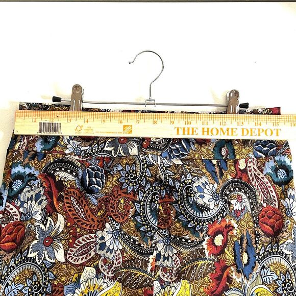 Jules & Leopold Women's Print Pants Size L Paisley Floral Made in Canada #M-1638 - Picture 6 of 7